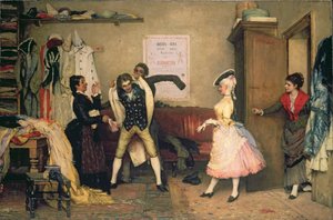 Dressing for the Masquerade by Eugen von Blaas